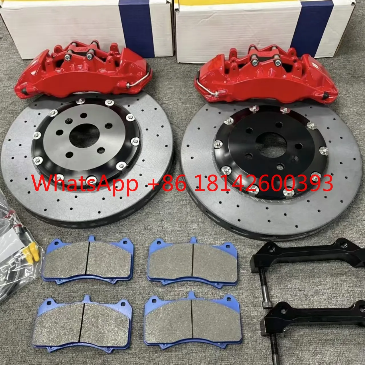 6 Piston Split Forged Caliper 17/18 Inch Rim Front Off-road Big Brake Kit