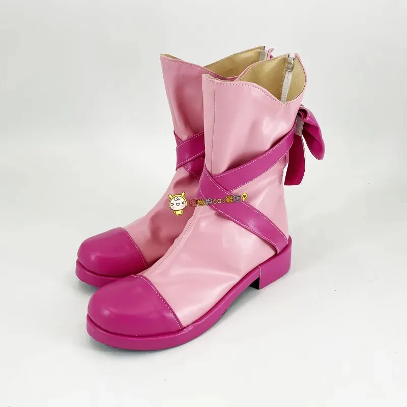 

DY20Cure Wonderful Косплей Игра Pretty Cure Inukai Komugi Обувь для косплея Сапоги Аниме Карнавал Comic Con Анимация Prop25