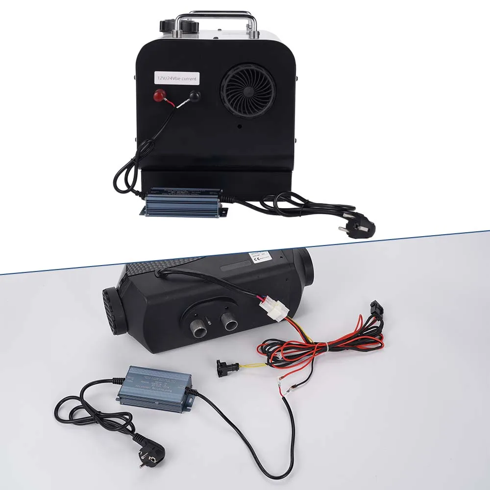 Uniwersalny konwerter mocy o wysokiej mocy zgodny ze standardami europejskimi, z kablem zasilającym, odpowiedni do akcesoriów do nagrzewnic samochodowych 12V 2KW 5KW