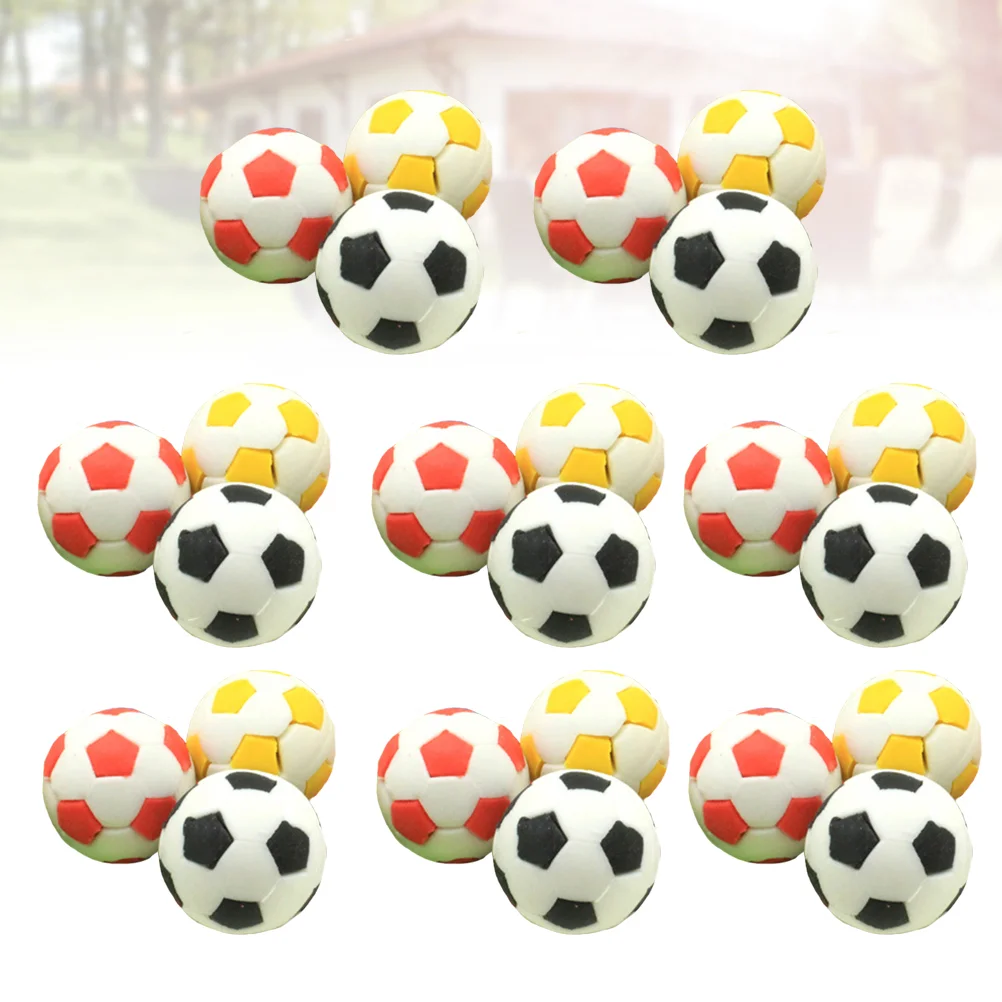 

24Pcs Small Football Styling Eraser Little Football Eraser Rubber Pencil Erasers Sets