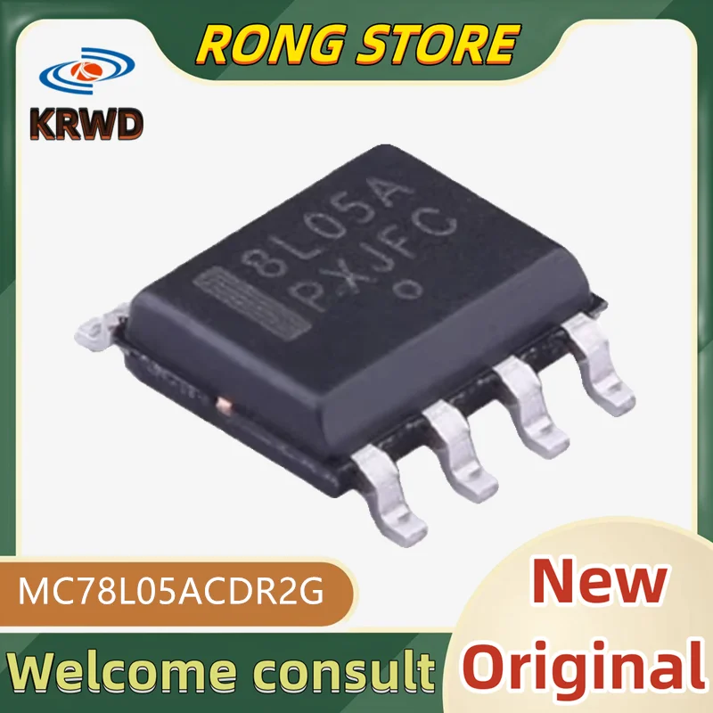 50PCS 8L05A New Original MC78L05ACDR2G MC78L05ACDR MC78L05AC MC78L05