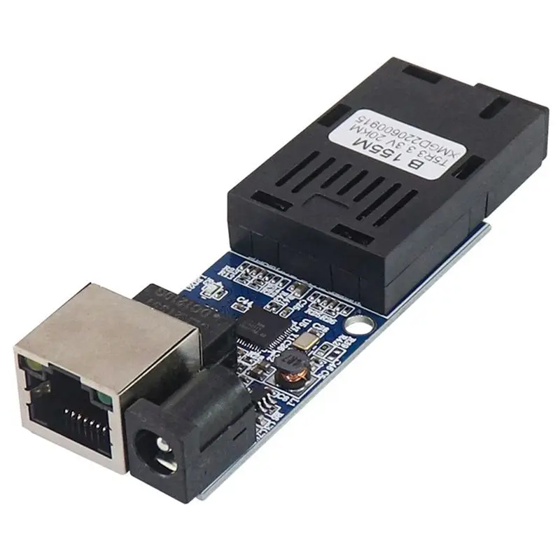 morning 10Pairs Mini Fiber Optical Media Converter 10/100Mbps Single Mode Single 20Km Fiber SC Port Fiber Switch