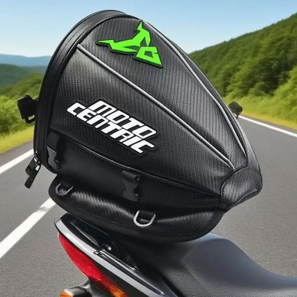 

Waterproof Motorcycle Tail Bag Sport Luggage Reflective Saddle Riding Rear Bag Motorcycle Motorbike Scooter Side Back Seat Bag