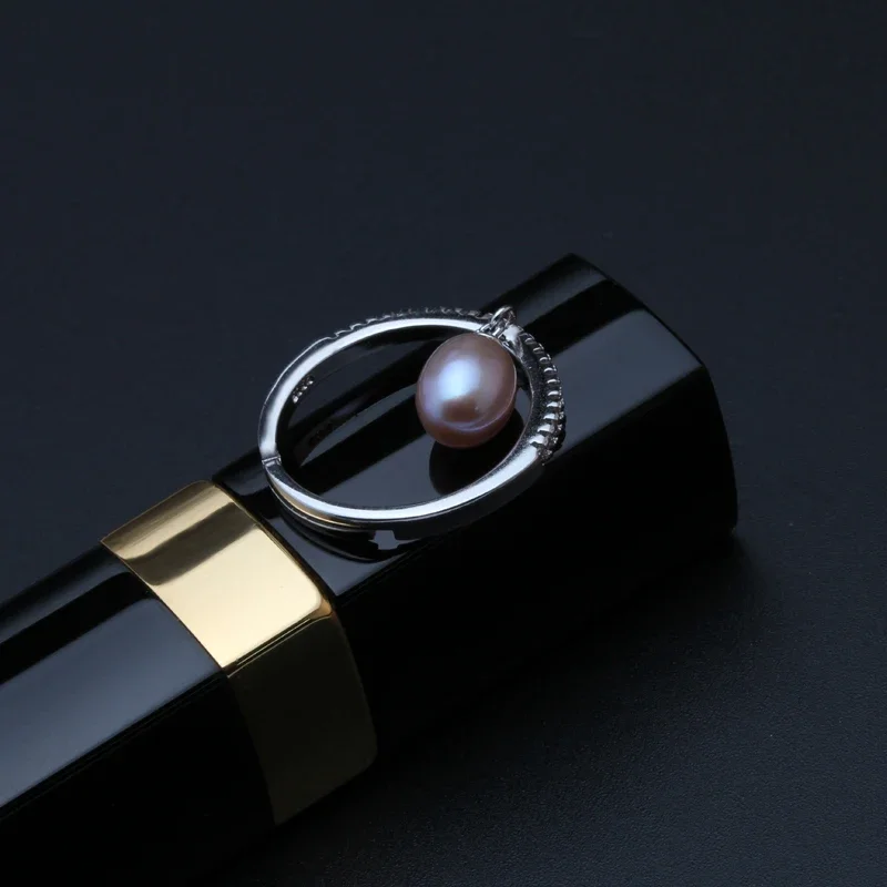 

Wedding 925 Silver Cultured Natural Freshwater Heart White Pearl Pendant Wife Mother Anniversary Gift Pink