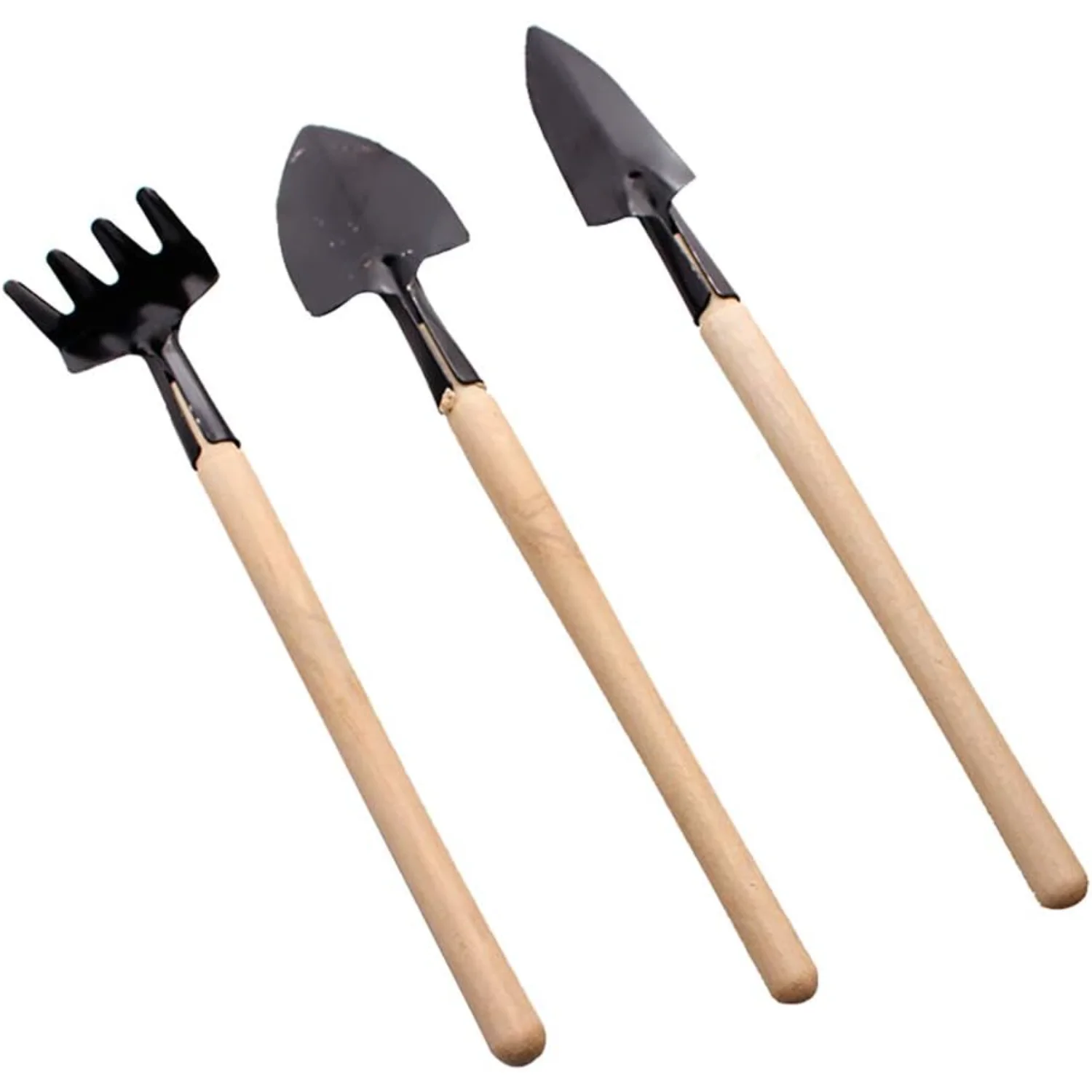 6 Pcs Small Rake Shovel Spade Set Mini Garden Succulent Tools Set Gardening Tool Kit Transplanting Planting Tools Kit