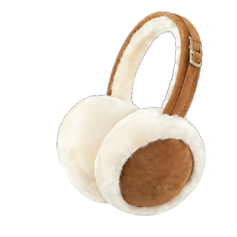 غطاء للأذنين شتوي دافئ للرجال والنساء، أجهزة تدفئة الأذن القطيفة، أغطية أذن قابلة للطي مقاومة للبرد للأزواج
