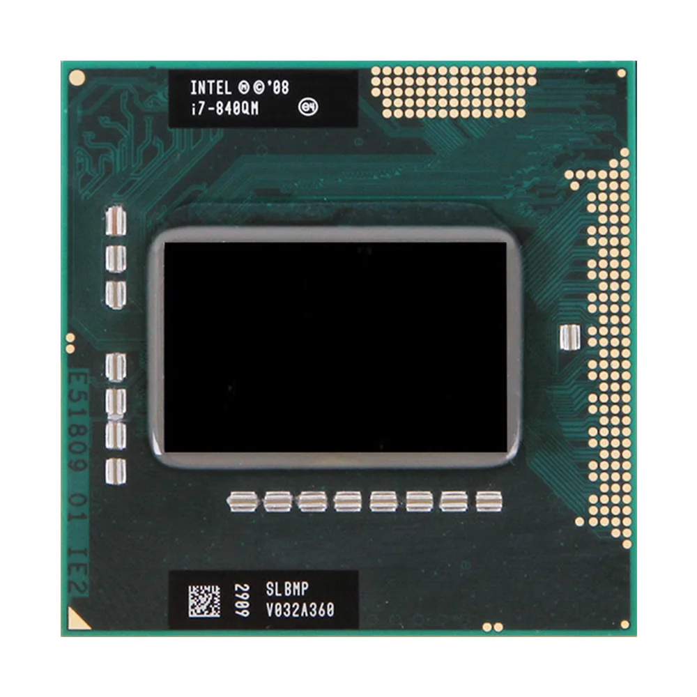 Core i7-840QM SLBMP 1.86GHz Quad-Core Eight-Thread 8M Cache i7 840QM Notebook CPU Laptop Processor 45W Socket G1 / rPGA988A