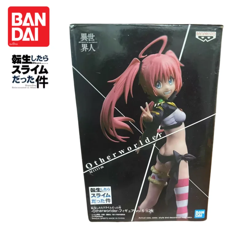 Bandai Banpresto Original, cette fois-là, je me suis réincarné comme un Slime Shion Milim Nava100 % d'ornements en boîte neufs et authentiques, en Stock