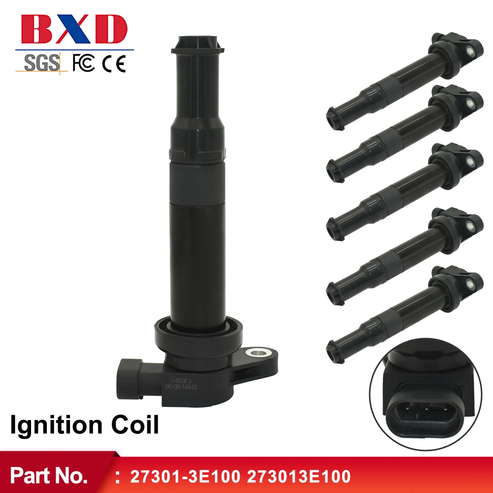 

1/6pcs Ignition Coil 27301-3E100 273013E100 For HYUNDAI SANTA FÉ II (CM) 2.7 V6 GLS 2006- ,KIA CARNIVAL