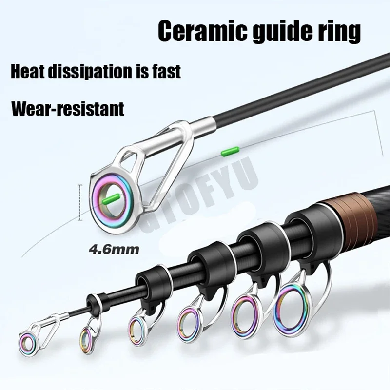 Caña Telescópica de Carbono para Surfcasting y Spinning – Viaje - imagen 3