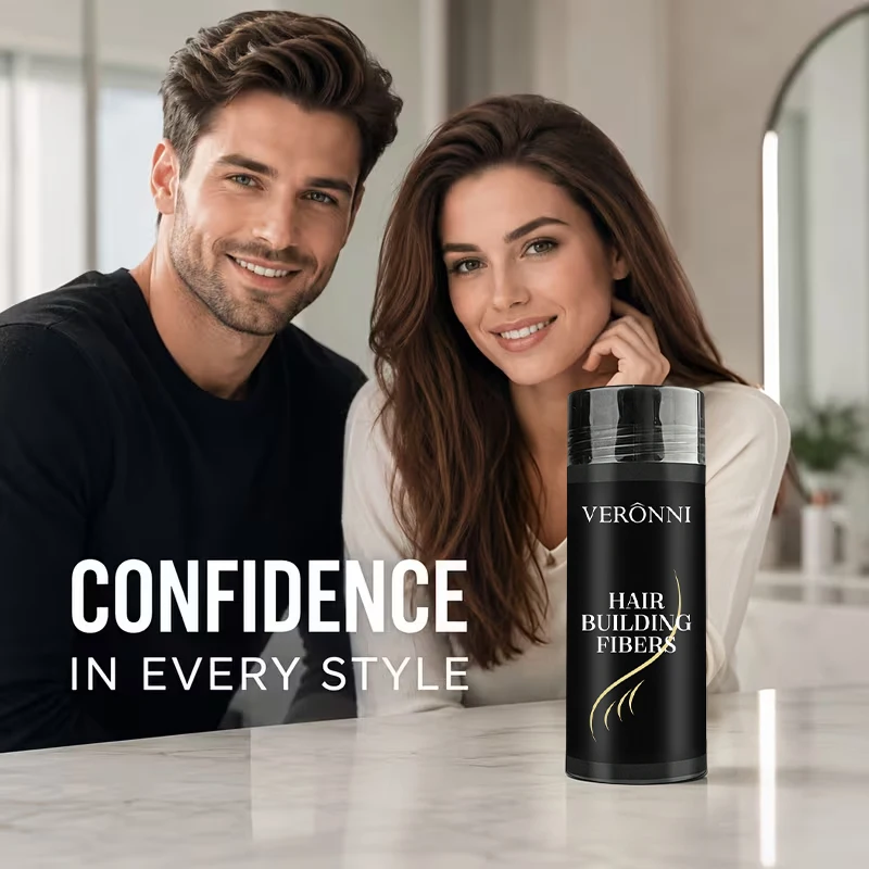 Hair Building Fibers Powder for Thinning Hair Instant Hair Look for Sparse Hair Receding Hairline Men Women Portable Hair Powder