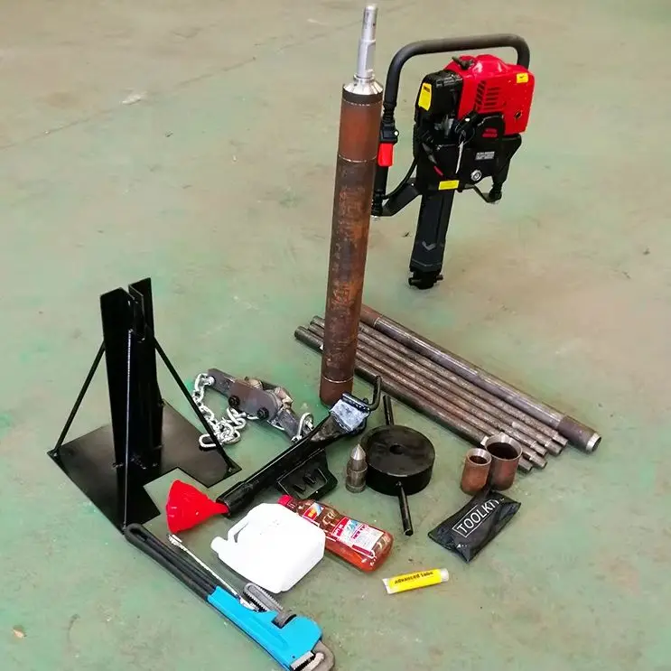 

Customized 25m high-efficiency single-unit portable small geological exploration core mining drill rig