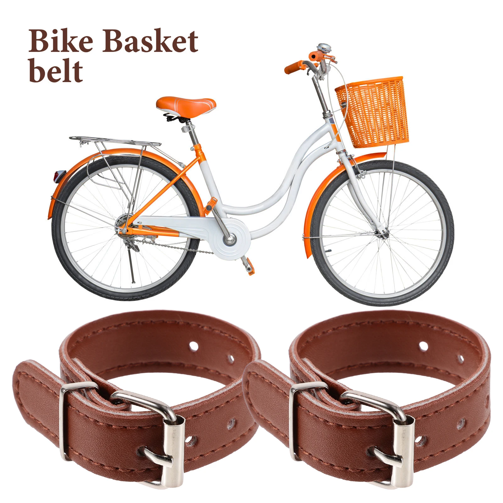 

Adjustable Kids Bike Basket Strap Sturdy Durable Belt for Bicycle Scooter Front Storage Replacement Supply