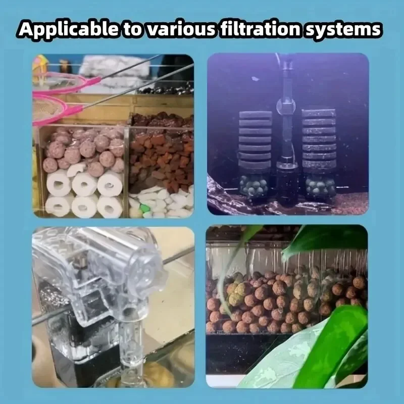 Aquarium Quarz Ball Aquarium Filter Medien Hohlpartikel Biologische Kugel Bio Filter für Aquarium Zubehör – Detail 6