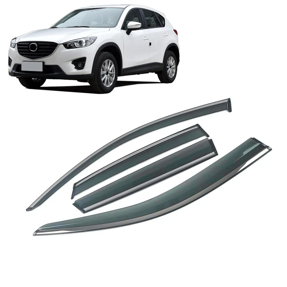 

Для MAZDA 5 2008-2013 окна автомобиля козырек от солнца и дождя козырьки щит укрытие защитная крышка отделка рамка наклейка