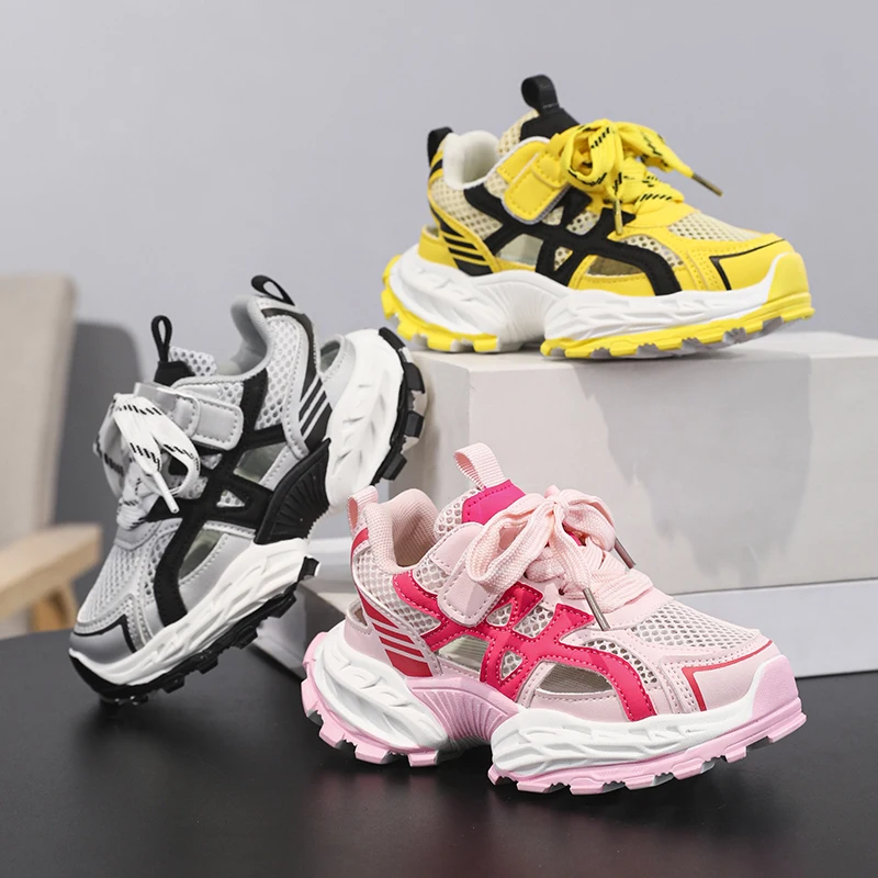 Kids Sneakers Children Mesh Casual Sports Shoes for Boys Breathable Summer Walking Sneakers Girl Sport Lightweight Running Shoes