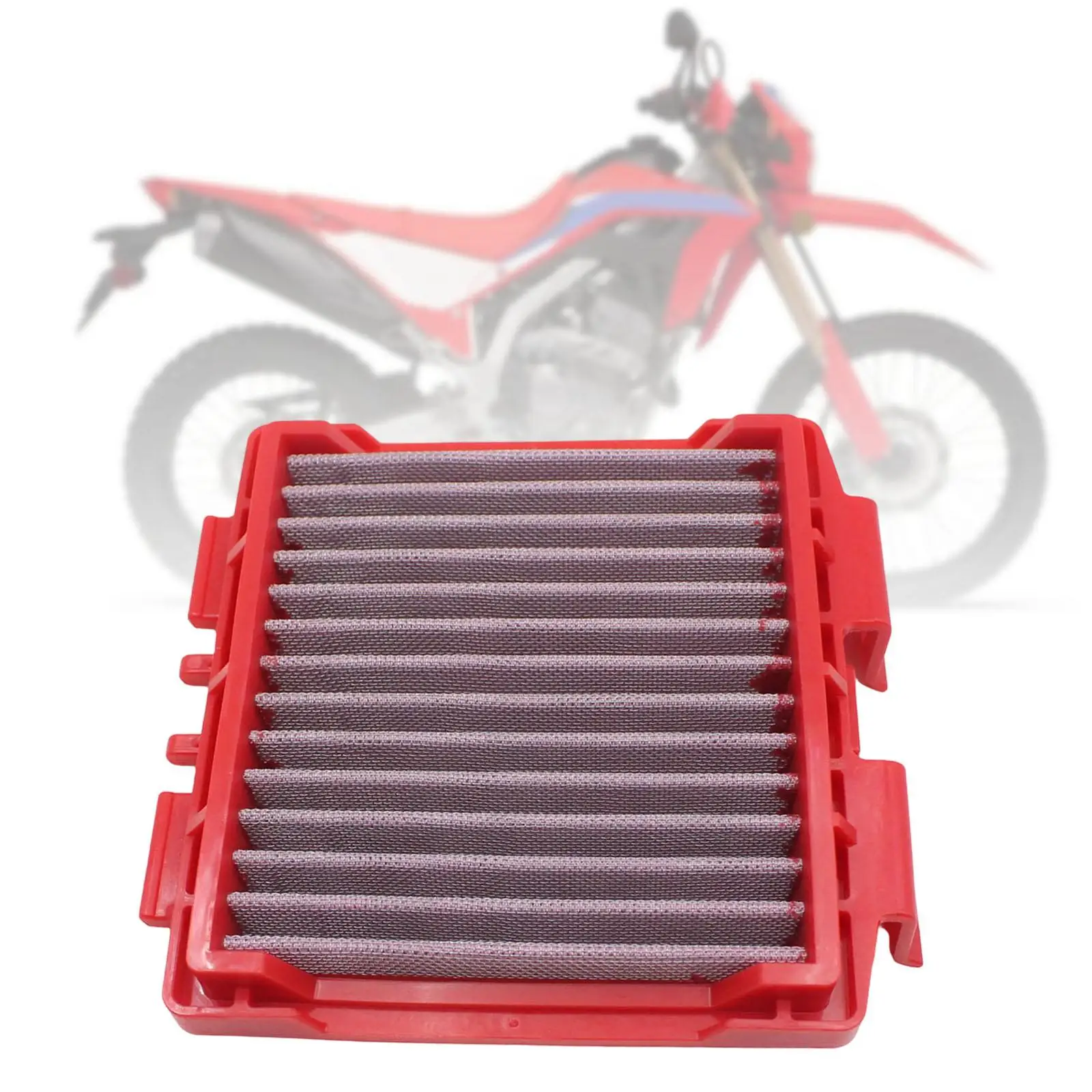 

Engine Upgrade Motorcycle Air Filter Red Plastic Replace Part for Honda CRF300L 2021-2023 Accessories
