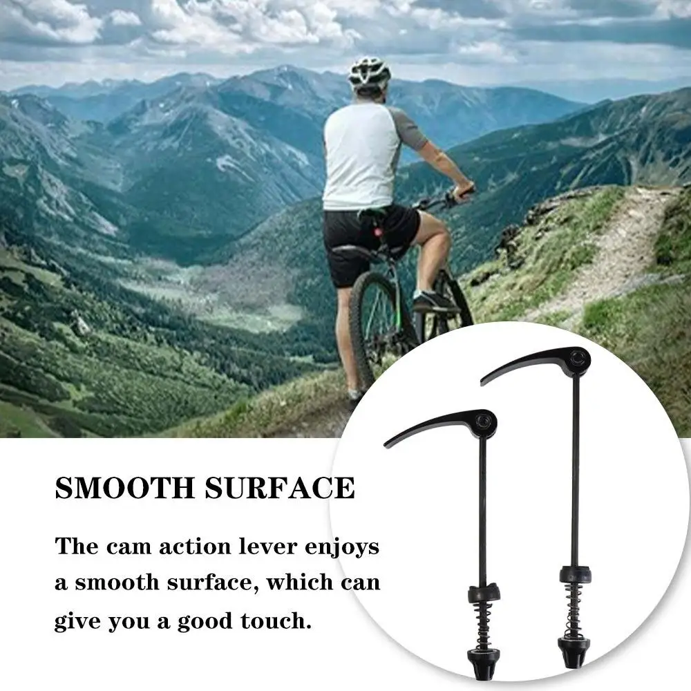 Metal Quick Release Lever 17.5cm Black Bicycle Steel Skewers Front Wheel Steel Skewers Cycling Bike Front Rear Lever