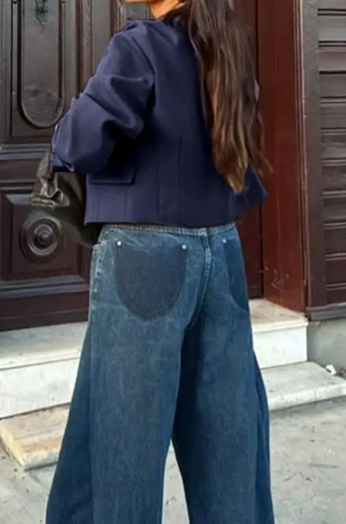 Chaqueta de manga larga de Color sólido para vacaciones informales de estilo británico a la moda Chaqueta corta ajustada con botones para ir al trabajo de otoño para mujer