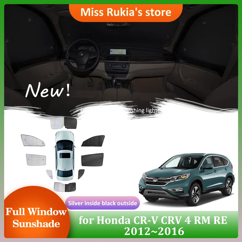 

Car Sunshades for Honda CR-V CRV 4 RM RE 2012~2016 2013 2014 Roof Windows Sun Visor Windshield Curtain Sunroof Cover Accessories