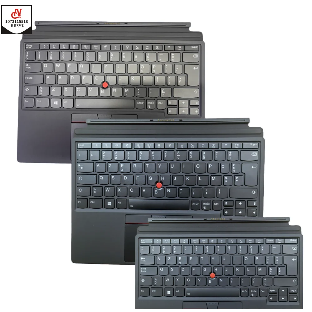 

Новая оригинальная французская канадская бельгийская клавиатура для ноутбука 2 в 1 для ThinkPad X12, съемная Gen 1 (тип 20UW, 20UV), 1 база планшета