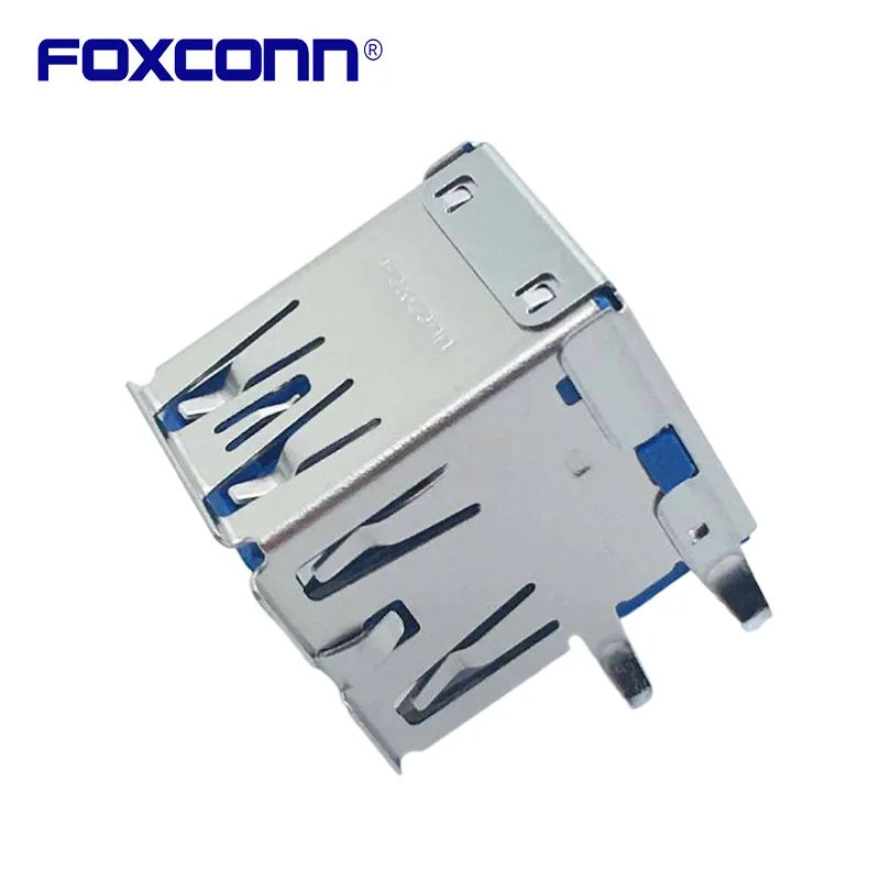 

Foxconn UEA1112C-8HS6-4F Double Deck Flanging No shrapnel USB3.0 Connector