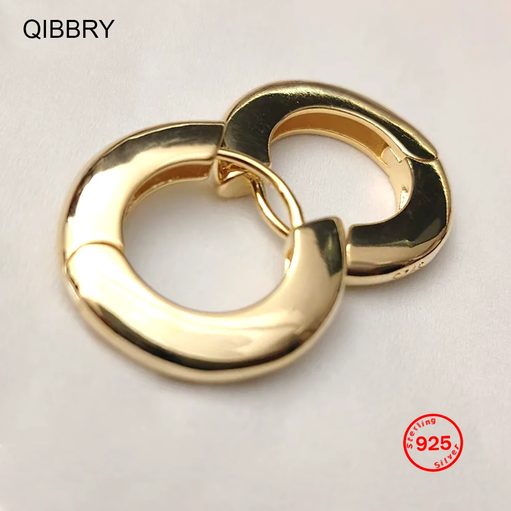 Korean Stamp 925 sterling silver New Party Jewelry Gift Female Pendientes 2026 Smooth circle Drop Earrings For Women Earring