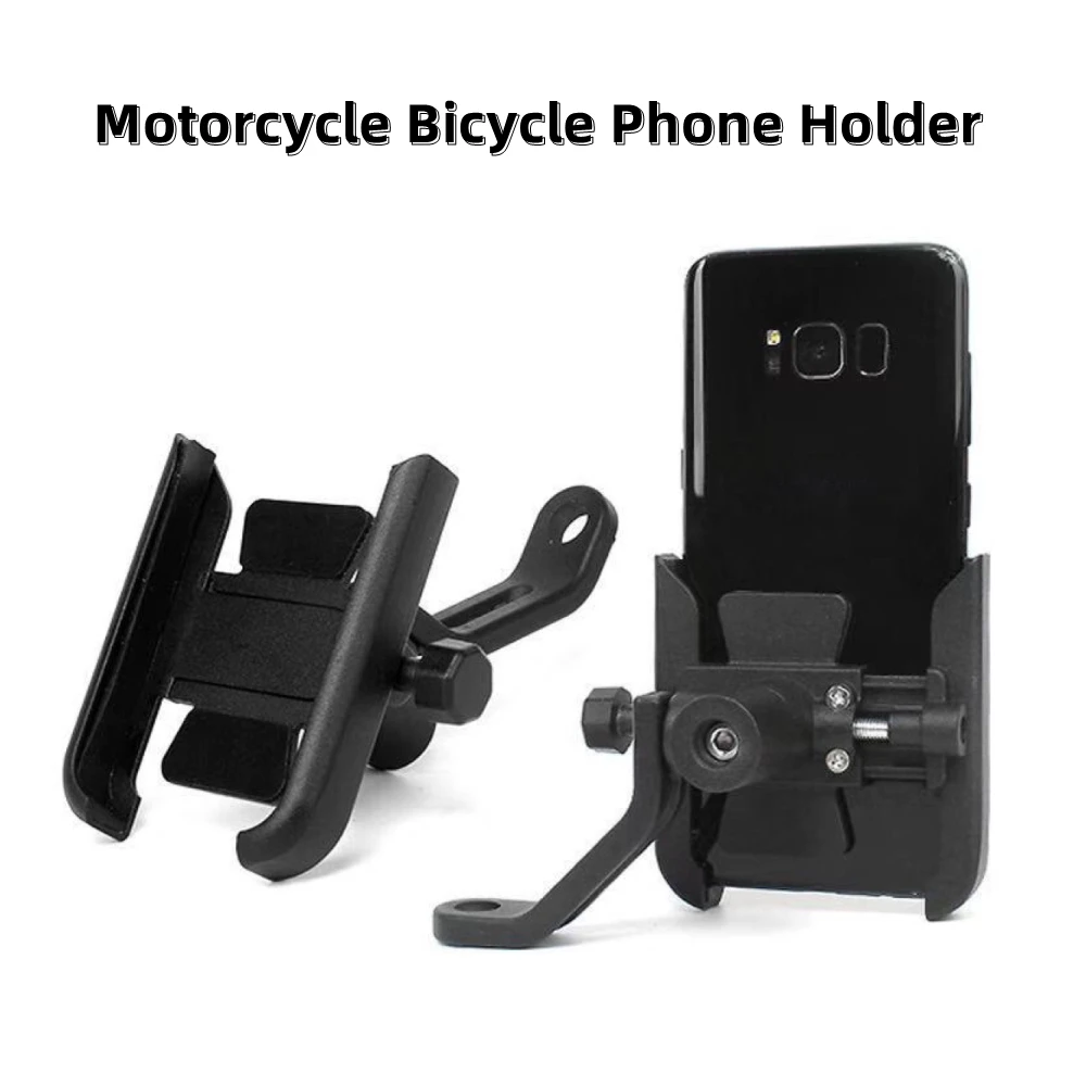 Motorcycle Bicycle Phone Holder Gps Bracket Cellphone Stand scooter Rearview Mirror Handlebar Mount For 4-7 inch Xiaomi Iphone