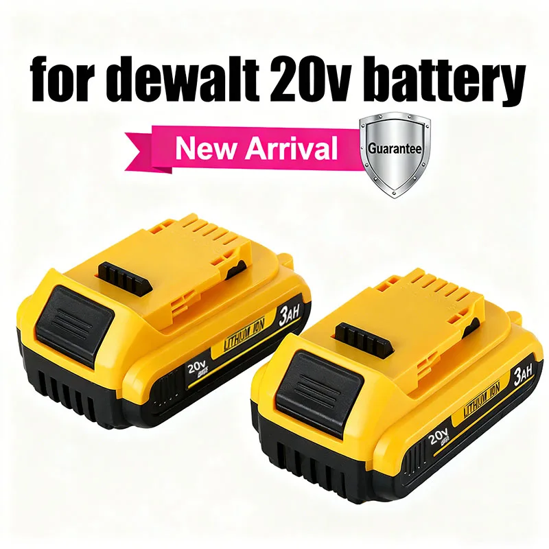 

2025 New Original 3000mAh for 20v Dewalt Power Tool Battery DCB206 20V Battery DCB200 DCB205 for Dewalt 18v Battery.