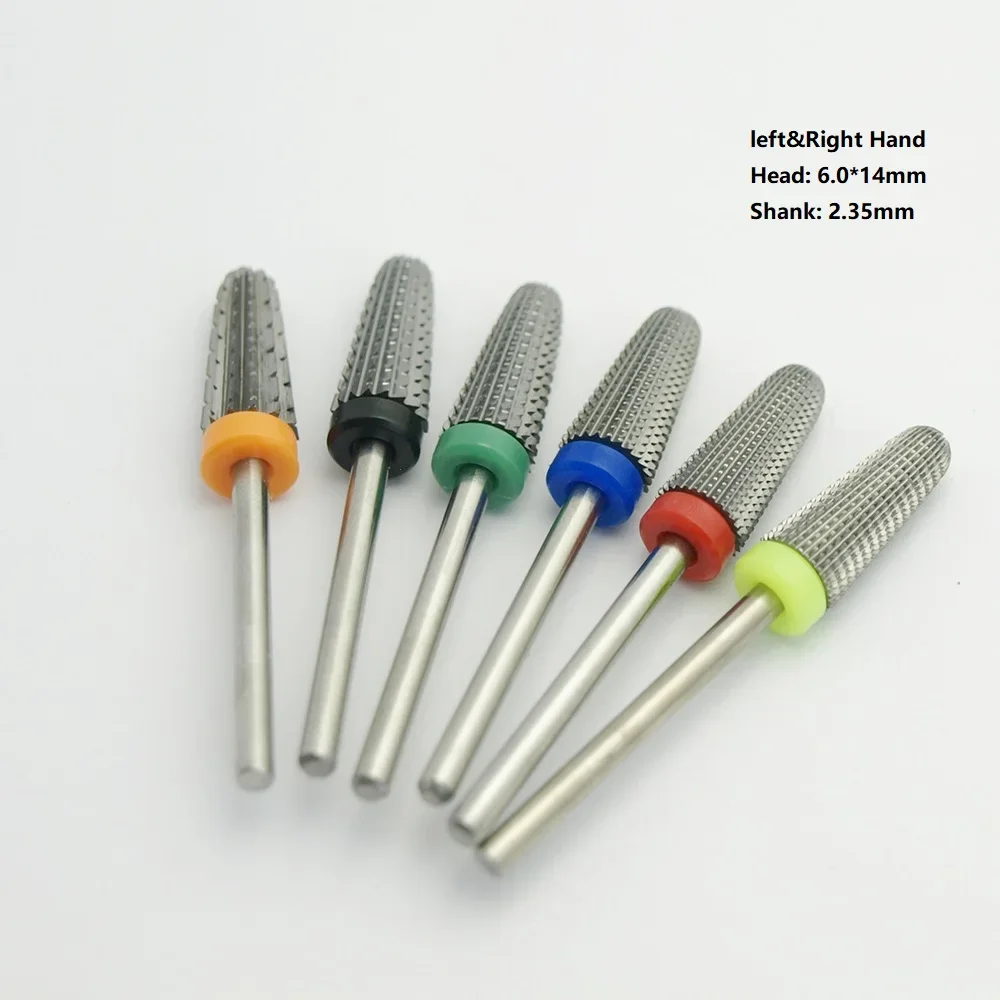 Nouveau! Forets à ongles en carbure de sécurité coniques 5 en 1, avec forets coupés, fraise en carbure, manucure, enlever les ongles en Gel, accessoires