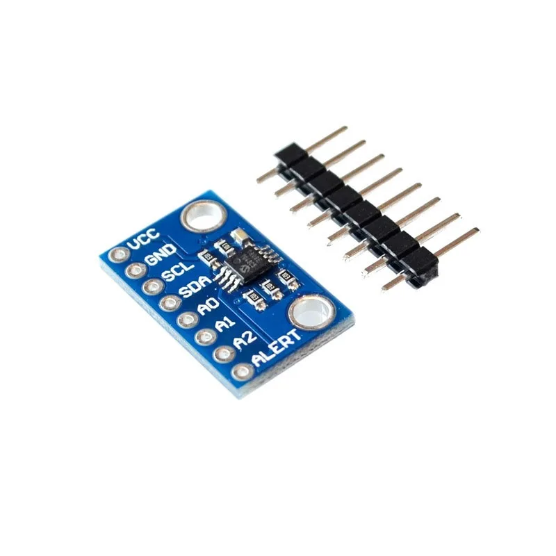 

1/2-20/50Pcs MCP9808 High-Precision I2C Temperature Sensor With A Resolution Of ±0.25°C/0.0625°C