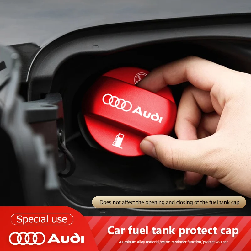 

Aluminum Alloy Car Fuel Tank Cap Refuel Box Trim Cover For Audi S Line A3 A1 A4 B8 B7 A6 A5 A7 A8 B9 B6 C6 Q2 Q3 Q5 Q7 Q8 TT S3
