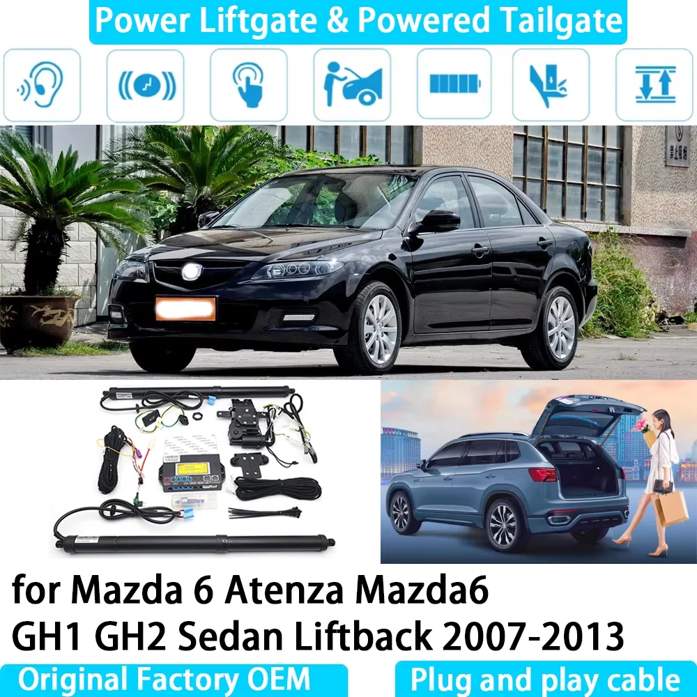 for Mazda 6 Atenza Mazda6 GH1 GH2 Sedan Liftback  Automatic Electric Power Liftgate Powered Tailgate Strut Tail Gate Lift System