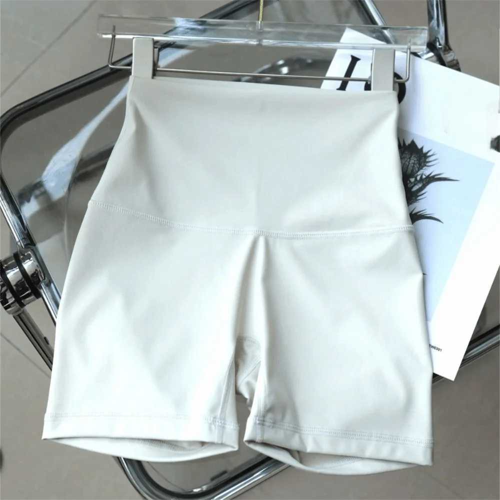 High Elastic Nylon Sports Shorts Compression Fit Quick-Dry Stretch Running Shorts 3-Inch Length Butt-Lifting Design