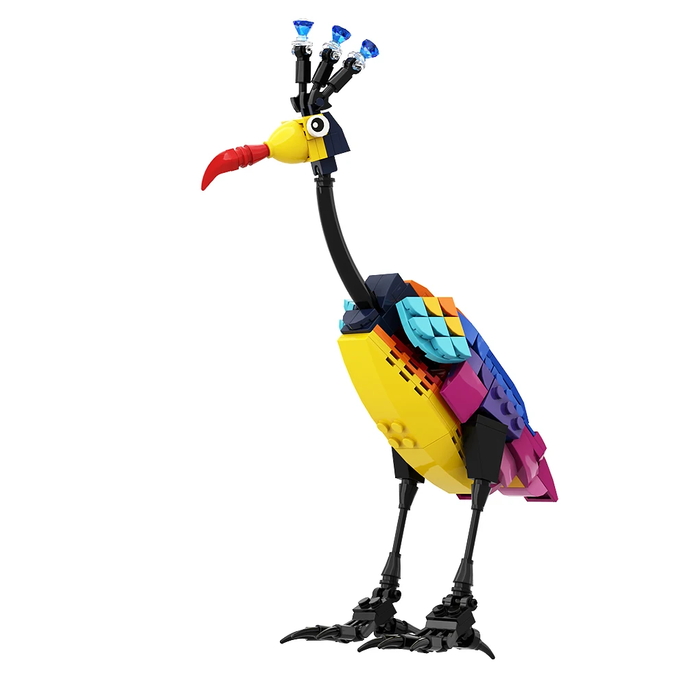 MOC Kevin IN UP Bird Building Blocks Flying Balloon House Bird Movie Friends Expert Architecture Bricks Toys For Kids Gifts