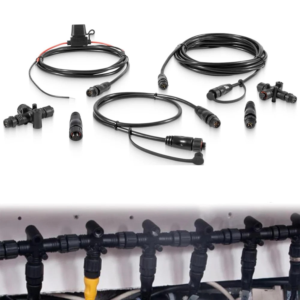 

124-69 NMEA Network Starter Kit,NMEA 2000 Node Terminators, NMEA2000 Connection with T Connector Replace OEM 124-69