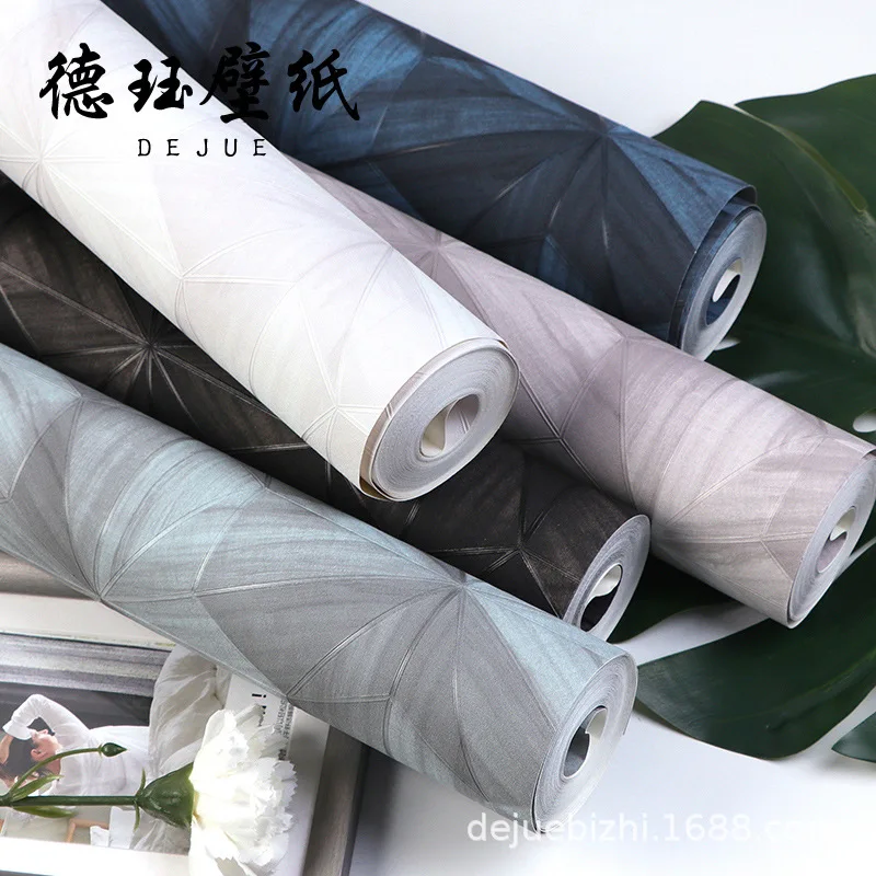 3D Nordic Geometric Soft Wallpaper Modern Minimalist Home Bedroom Living Room TV Background Wall Luxury Style
