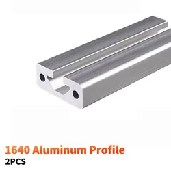 2PCS 1640 Aluminum Profile Extrusion Frame Length 100-550mm  Anodized Linear Rail for DIY CNC 3D Printer Workbench