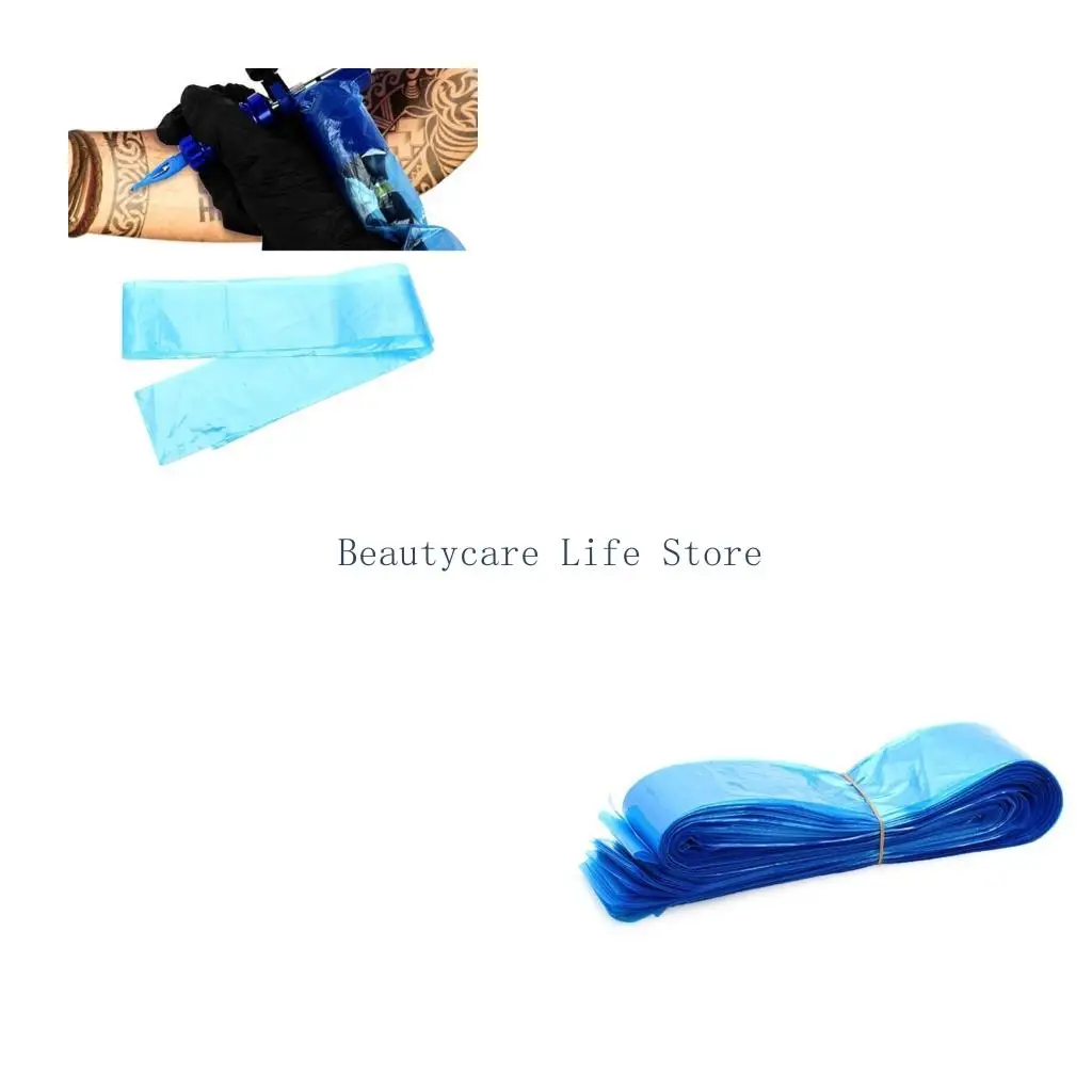 652C 125pcs Disposable Clip Cord Covers Portable Sleeves Bag Tool Suitable for Tattoo Machine