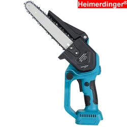 18V Rechargeable Battery Powered Cordless Brushless 8 Inch Mini Pruning Saw Electric Chainsaw,Compatible BL1830 1840 1850 1860