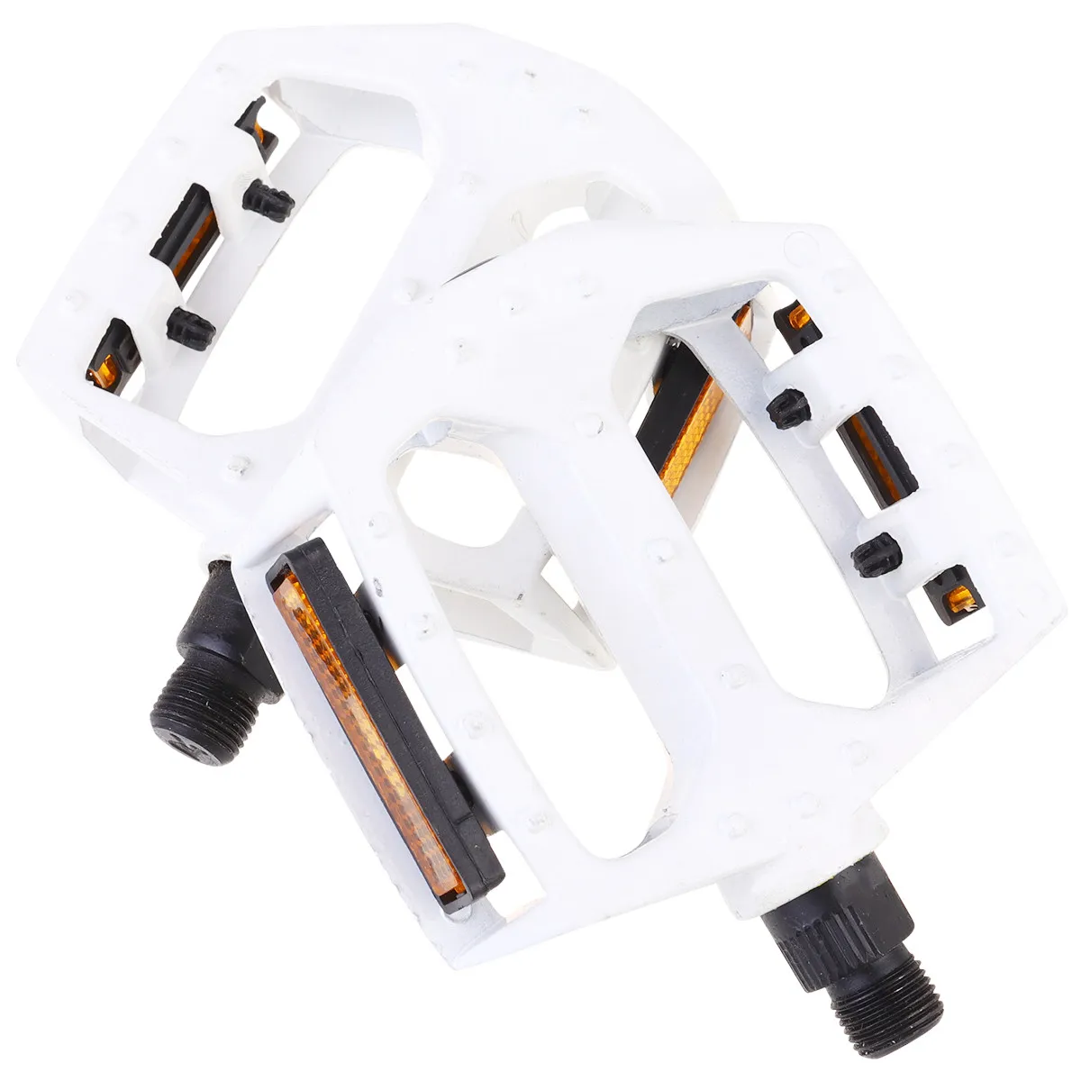 

1Pair Bike Pedals Premium Aluminium Alloy Strong Bearing Structure for Cross Dirt Jumper Folding Unicycle Cruiser Recreational