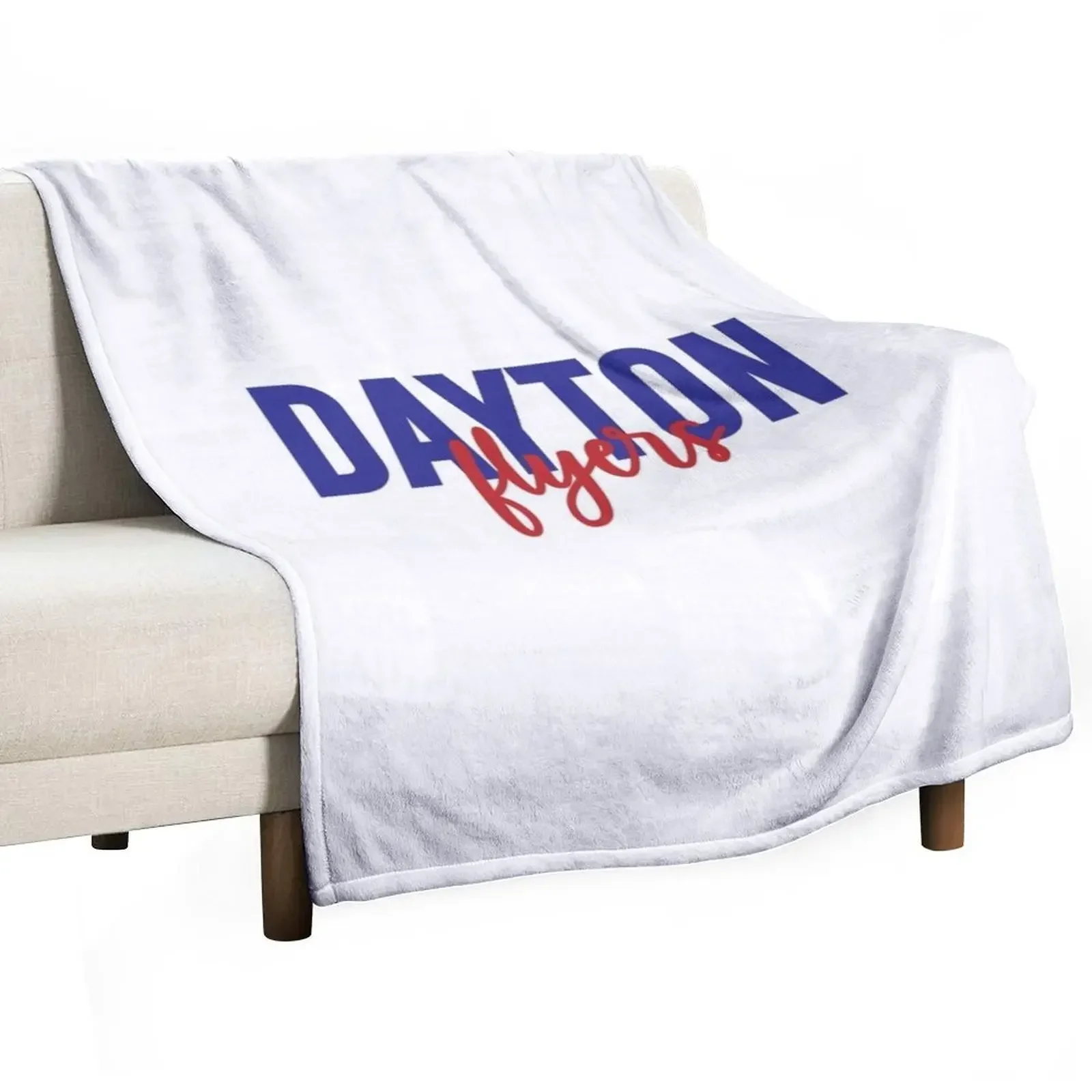 university of dayton flyers Throw Blanket Soft Plaid Multi-Purpose Single Blankets