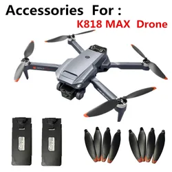 K818 MAX bateria do drona 3.7v 1800mAh śmigło klonowy liść do K818 MAX Drone części zamienne oryginalne akcesoria K818 MAX Drone