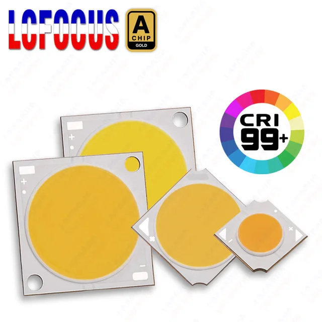 10W 20W 30W 50W 100W LED COB wskaźnik oddawania barw 99 Ciepłe światło Naturalne światło Zimne białe światło 1700K 3000K 4000K 5000K 1414 1919 2828 Koralik Chip do oświetlenia toru Down Light Lampa sufitowa