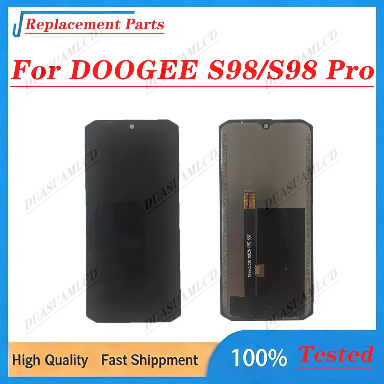 doogee-s98-s98-pro用オリジナル63インチlcdタッチスクリーンアセンブリ、fhd-デジタイザー完全交換、100％テスト済み