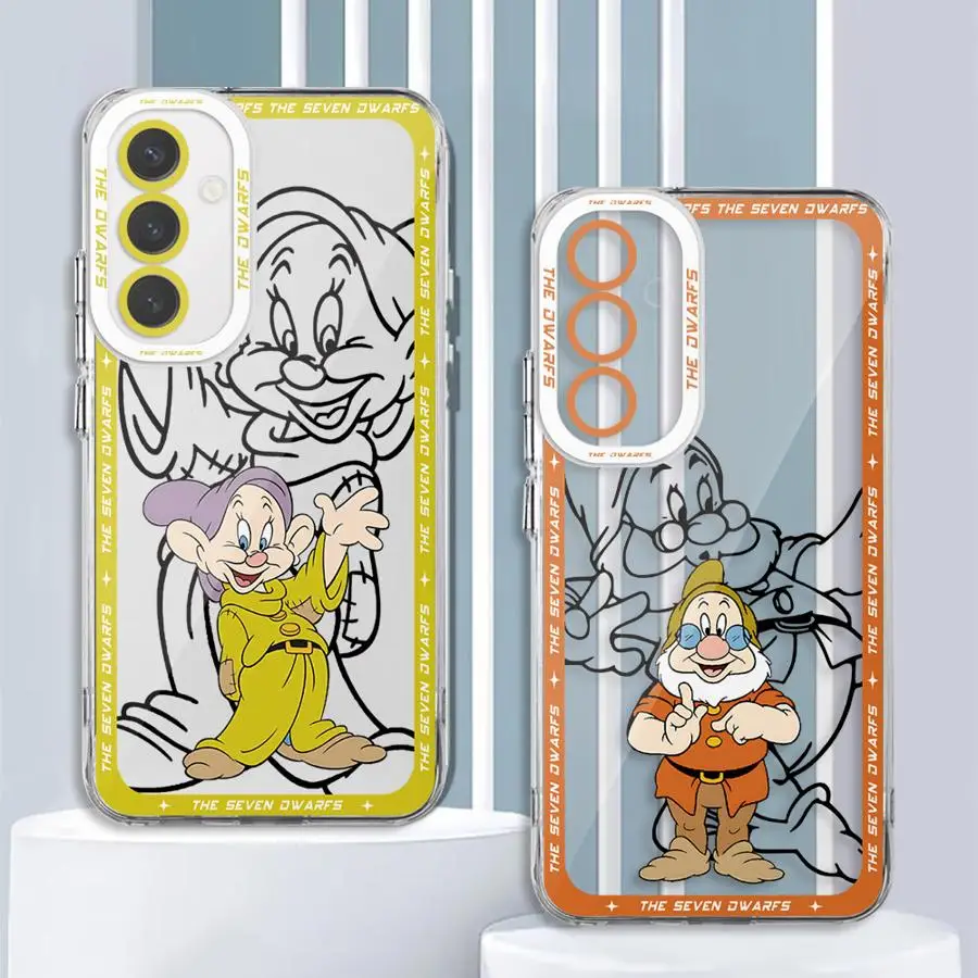 Snow White And The Seven Dwarfs phone Case for Samsung A13 A14 A15 A23 4G 5G A24 4G A25 A33 A34 A53 A54 A73 A35 A55 5G bag