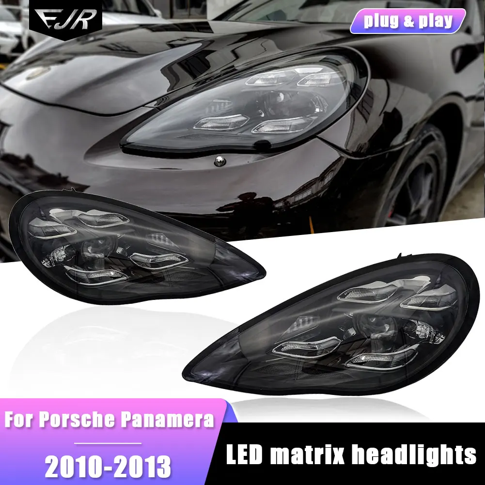 Reflektory LED Matrix do Porsche Panamera 970.1/2 Old to New 2010-2016 Upgrade 2022 Przednie reflektory samochodowe