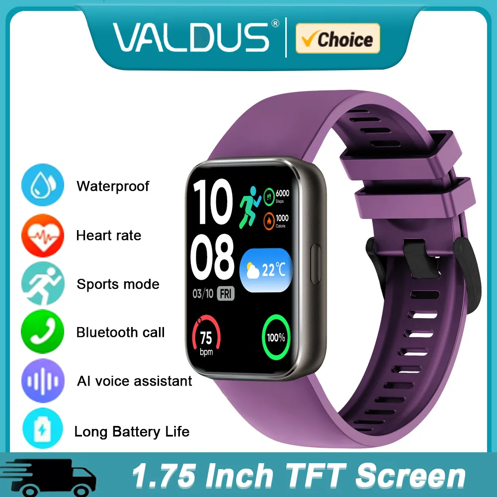 

VALDUS VS13 Pro Smartwatch Woman Man Fitness Cycling Heart Rate Tracking Waterproof Voice Assistant BT Call 2026 New Smart Watch