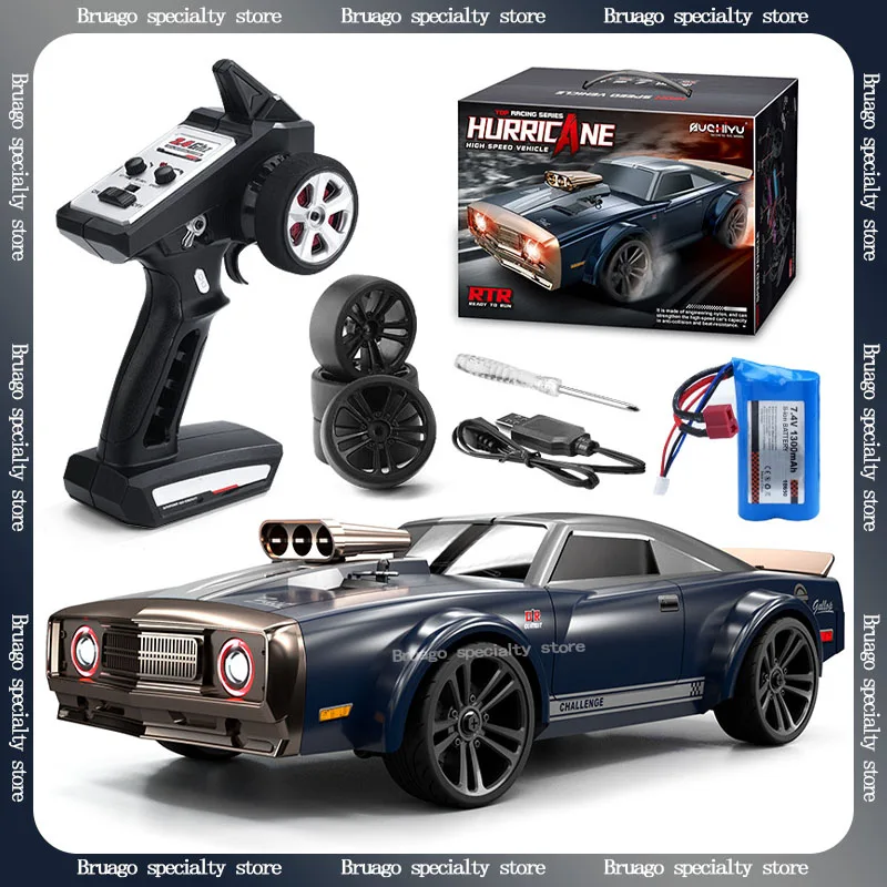 1:16 16303 Full Scale 4wd Flat Running Drift Racing Muscle Car High Speed Radio Controlled Car Remote Control Kid Adult Toy Gift