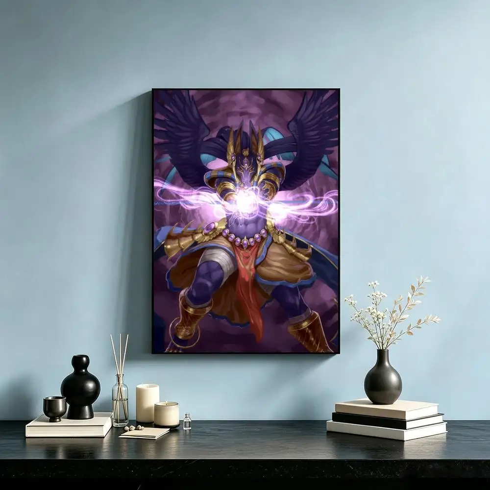 Egyptian Myth Anubis Card Poster High Quality Dorm Living Room Aesthetic Wall Decoration Painting Stickers Gift